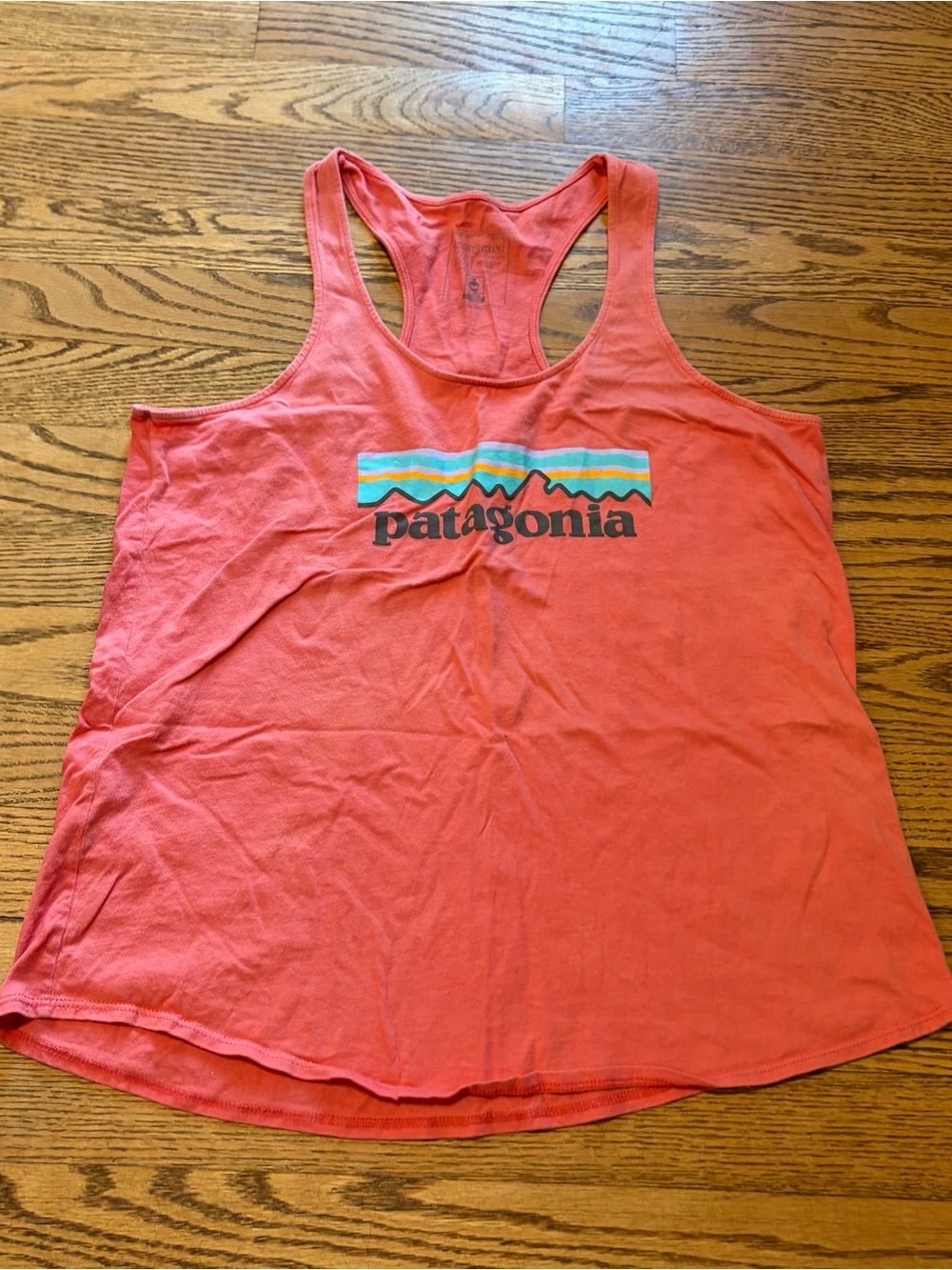 Patagonia Organic Tank Logo Graphic